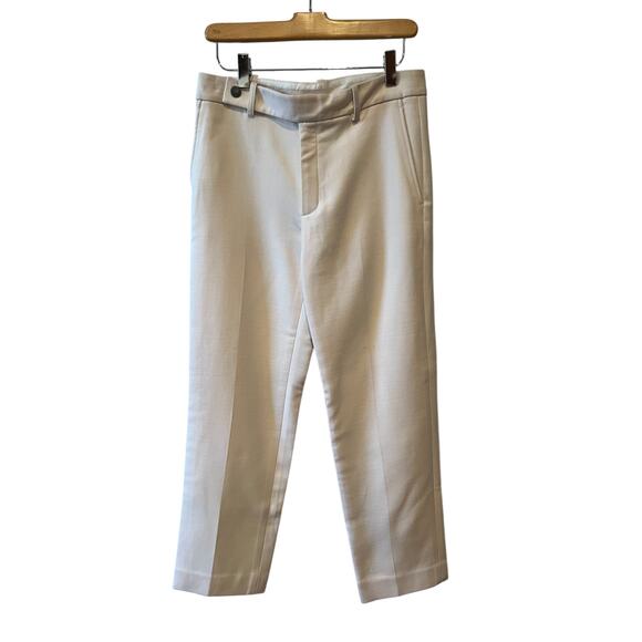 Helmut Lang Tailored Wool Career Ready Pants Winter White 6 - Picture 1 of 10